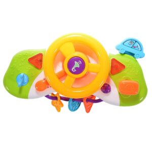 Steering Wheel Toys for Kids with Music and Light