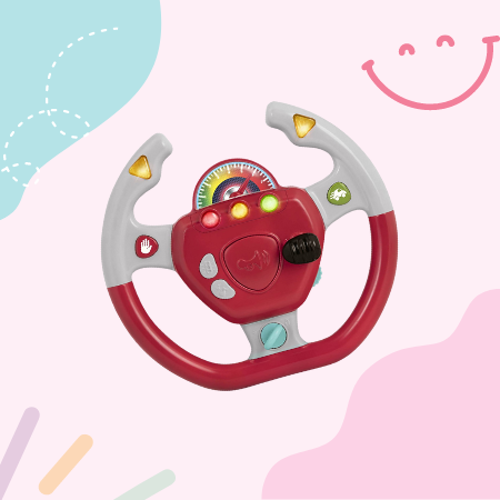 Battat – Geared to Steer Interactive Driving Wheel