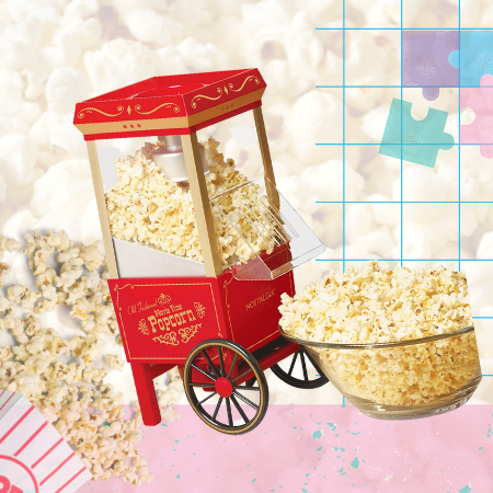 Nostalgia OFP501 12-Cup Hot Air Popcorn Maker