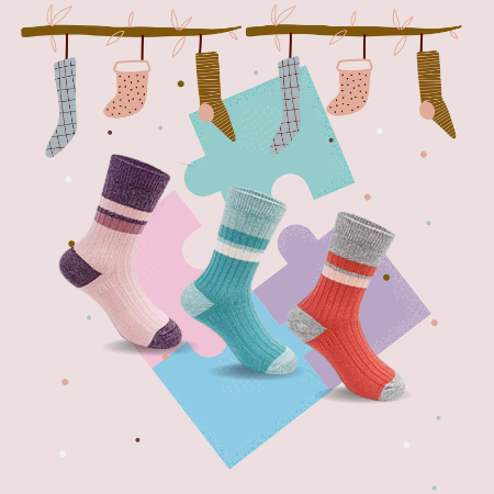 Girls Seamless Crew Socks Kids Cotton Ankle Socks
