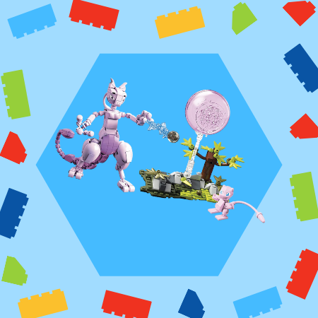 Mega Construx Pokemon Mew Vs. Mewtwo Clash