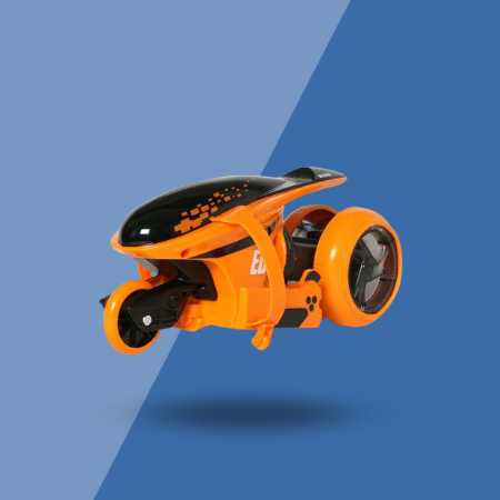 C Cyklone 360 Orange Radio Control Motorcycle Bike