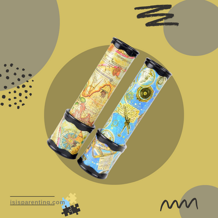 DLOnline 4PCS Old World Kaleidoscope, Magic Classic Toy for Children Kaleidoscope