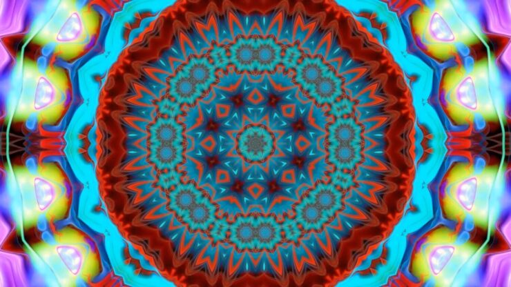 Kaleidoscope Visual Art, Kaleidoscope Background