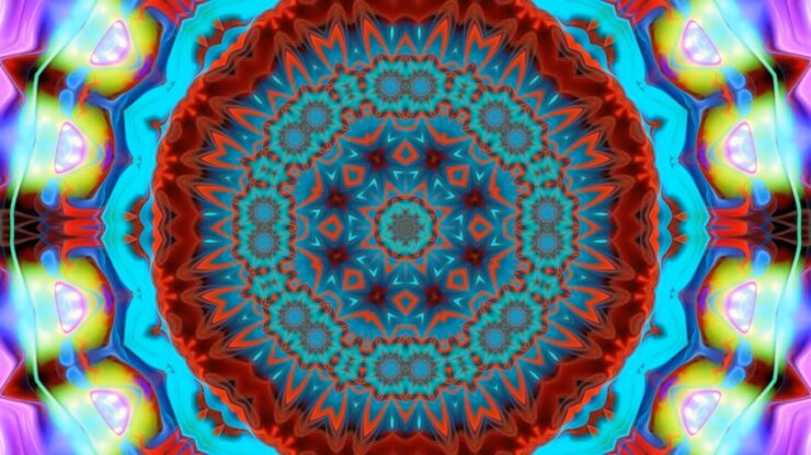 Kaleidoscope Visual Art, Kaleidoscope Background
