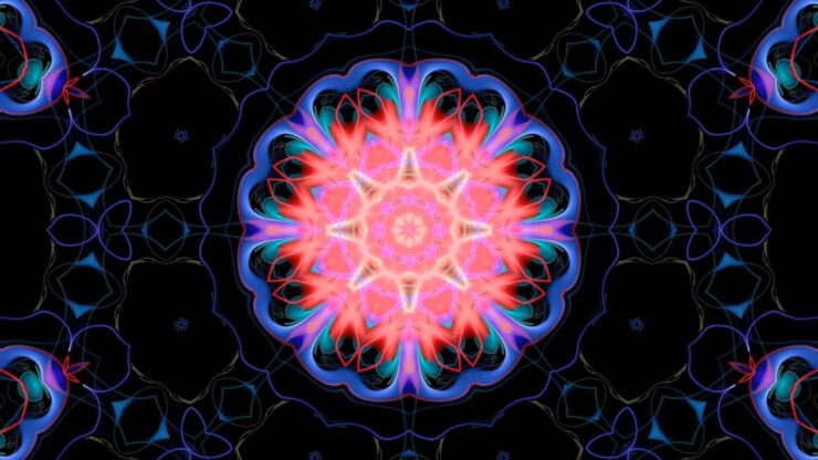 Kaleidoscope Visual Art, Kaleidoscope Calming Meditation, Kaleidoscope Background