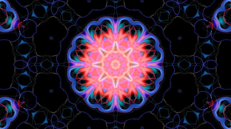 Kaleidoscope Visual Art, Kaleidoscope Calming Meditation, Kaleidoscope Background