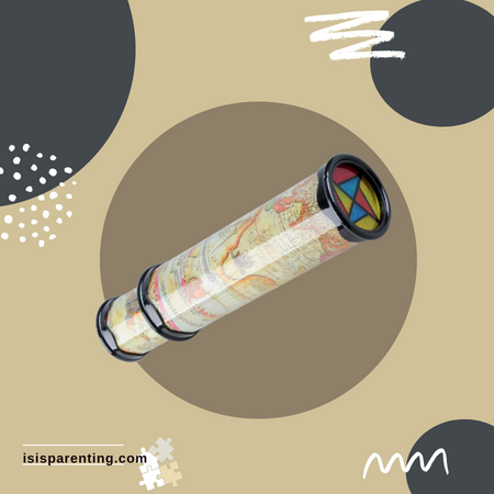 Retro Voyage Map Kaleidoscope