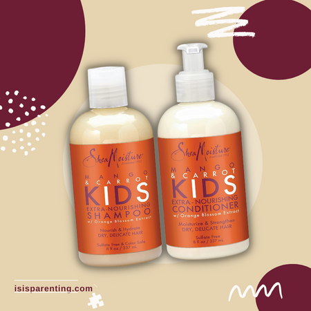 SheaMoisture Mango & Carrot Kids Shampoo and Conditioner