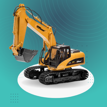 Top Race 15 Channel Full Functional Remote Control Excavator