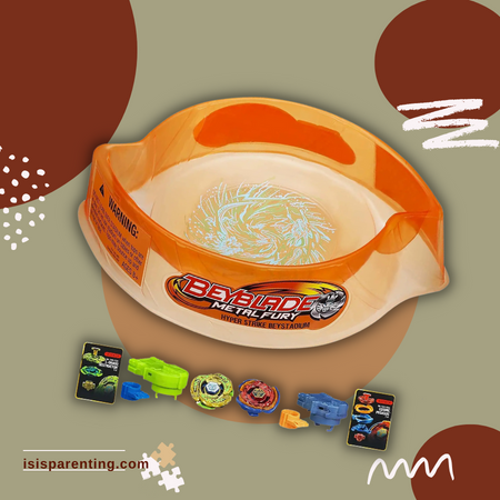 BEYBLADE Metal Fury Hyperblades Hyper-Strike Battle Set