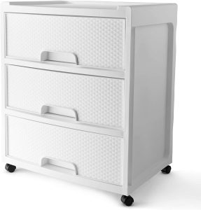 Starplast Rolling drawer storage cart