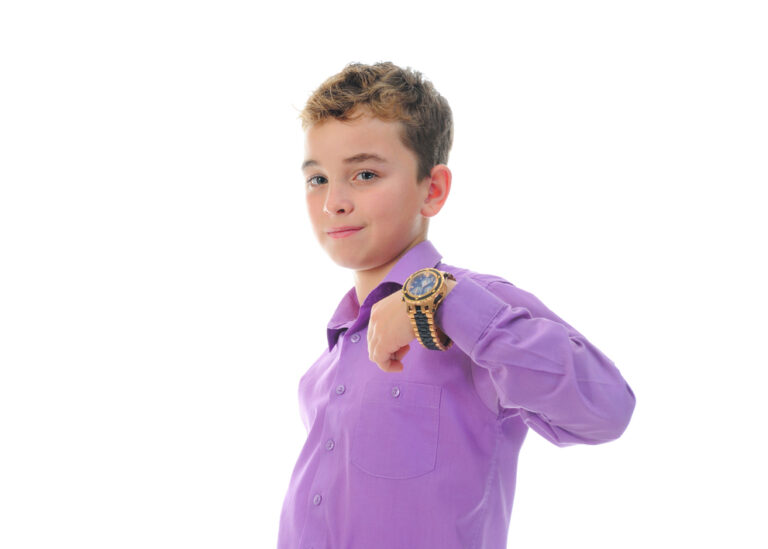 gold watch for kid