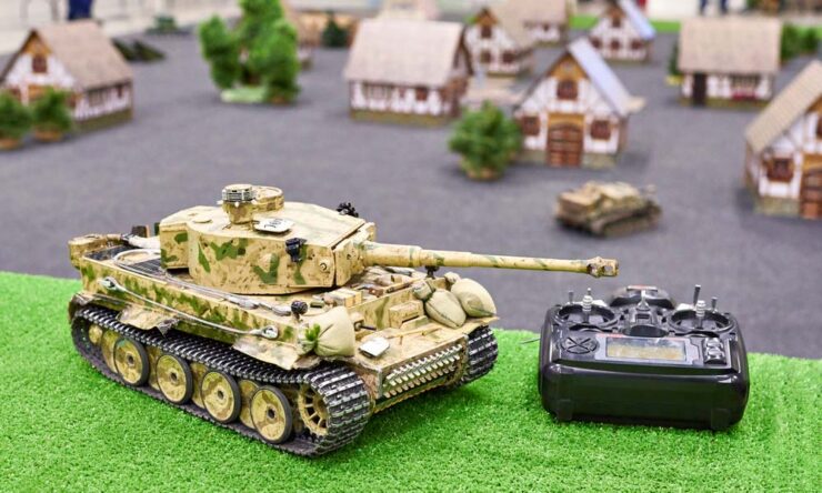 tank with remote control