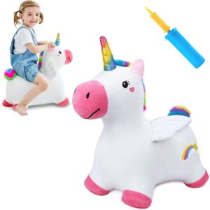 Bouncy Pals Unicorn Hopping Horse Plush