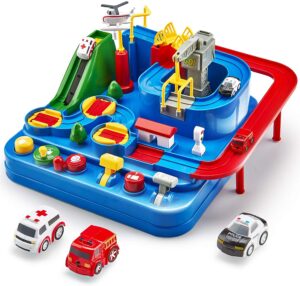 CubicFun Race Tracks for Boys Car Adventure Toys