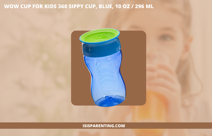 Wow Cup for Kids 360 Sippy Cup, Blue, 10 oz / 296 ml