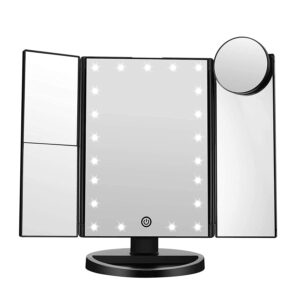 FASCINATE Trifold Led Lighted Makeup Mirror