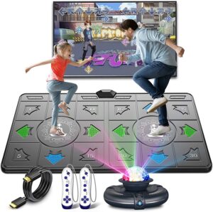 FWFX Dance Mat for Kids and Adults Musical Electronic Dance Mats with HD Camera