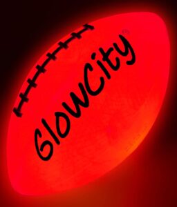 GlowCity Glow in The Dark Football - Light Up Balls for Kids, Teens and Adults