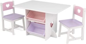 KidKraft Wooden Heart Table & Chair