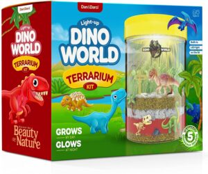 Light-up Dino World Terrarium Kit