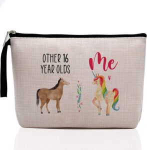 Me Unicorn-Sweet Sixteen Gifts For Teen Girls Cute Makeup Bag