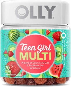 OLLY Teen Girl Multi Gummy Multivitamin