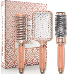 Rose Gold Hair Brush Set