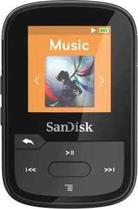 SanDisk 16GB Clip Sport Plus MP3 Player, Black