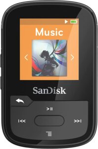 SanDisk 16GB Clip Sport Plus MP3 Player, Black