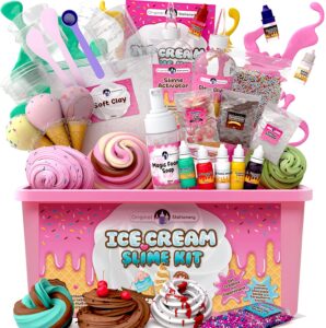 Stationery Fluffy Slime Kit for Girls