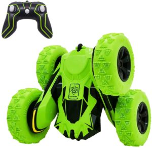 Threeking RC Cars Stunt car Remote Control Car Double Sided 360° Flips Rotating