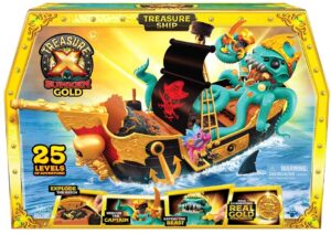 Treasure X Sunken Gold Treasure Ship Playset - 25 Levels of Adventure