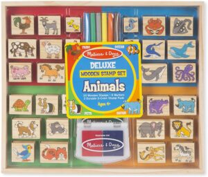 Wooden Stamp Set: Animals