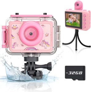 Ziegoal Kids Waterproof Camera Unicorn