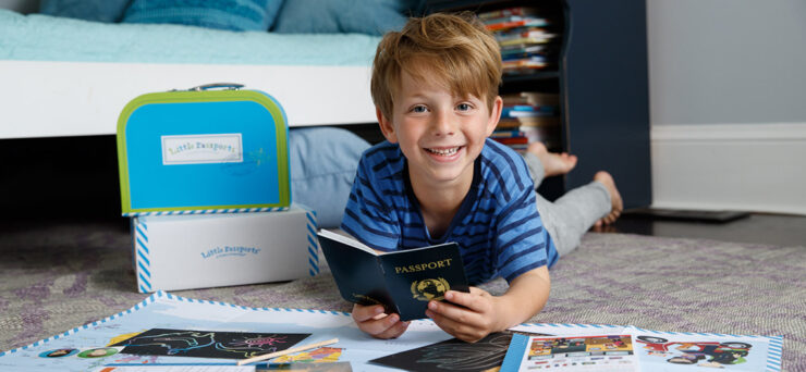 Little Passports Boy Reading a book