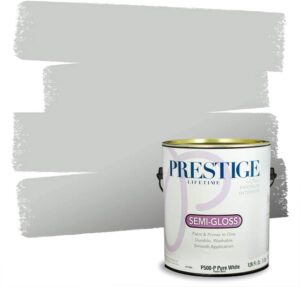 Prestige Interior Paint and Primer in One, Sea Wall, Semi-Gloss, 1 Gallon