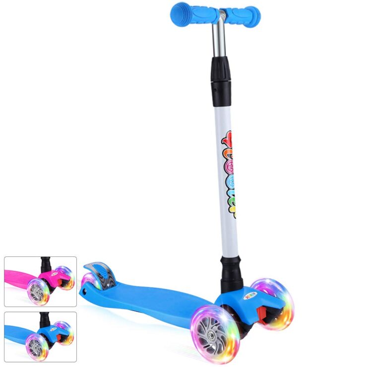 BELEEV Kick Scooter for Kids 3 Wheel Scooter for Toddlers Girls & Boys