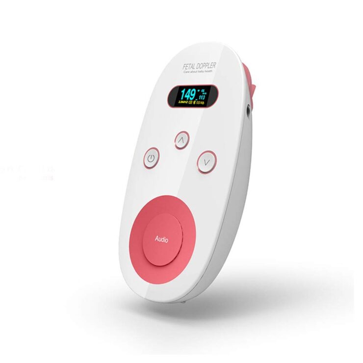 GUJIAO Fetal Baby Heart Rate Monitor for Pregnant Women