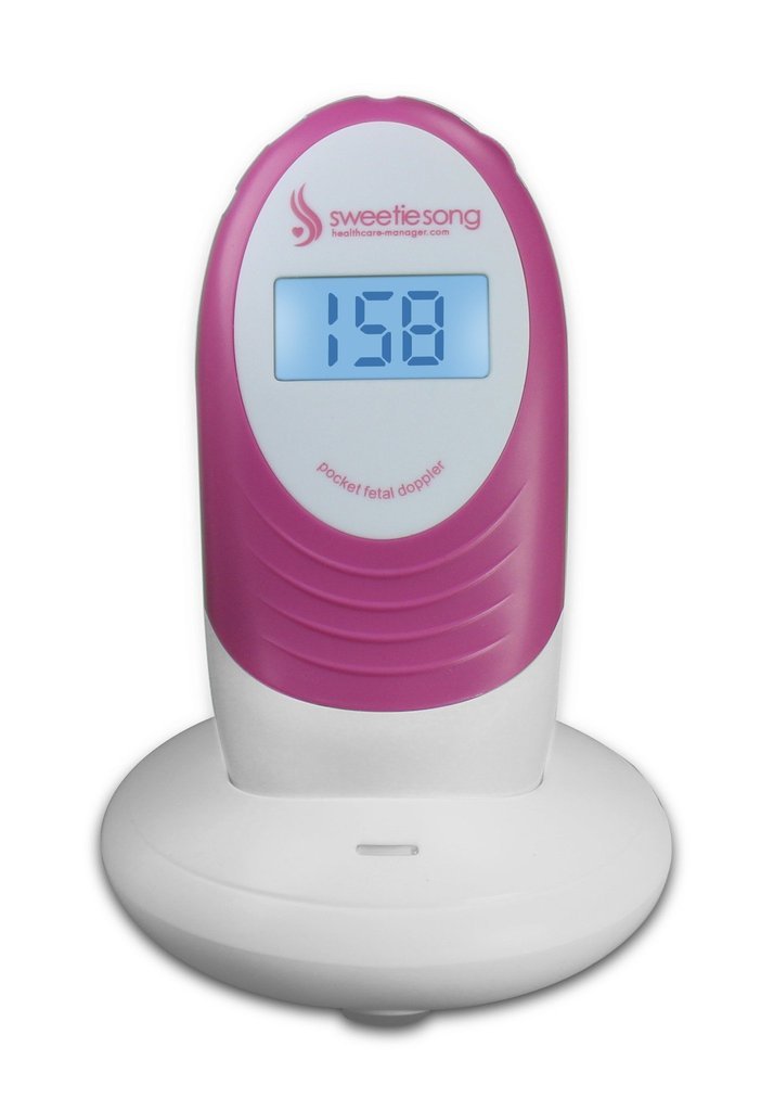 SweetieSong 2.5mhz Pocket Fetal Doppler (100S5 prenatal baby heart monitor)