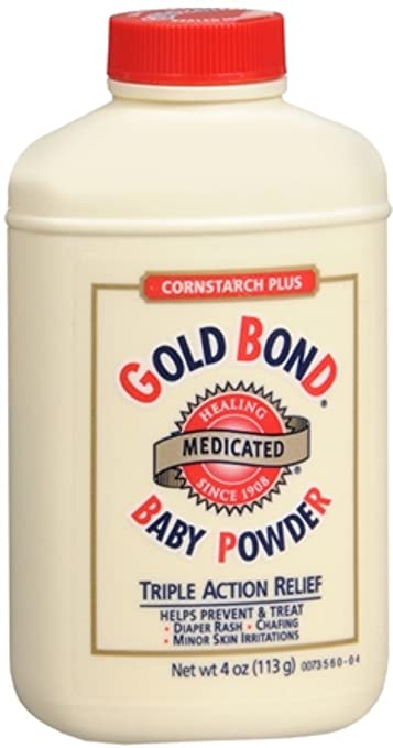 Gold Bond Cornstarch Plus Baby Powder, 3 Count