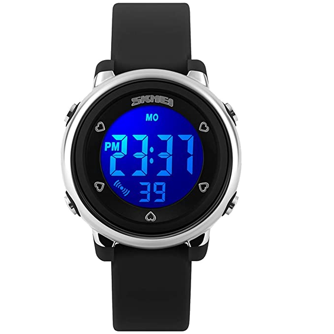 Kids Digital Sport Waterproof Watch for Girls Boys, Kid Sports Outdoor LED Electrical Watches