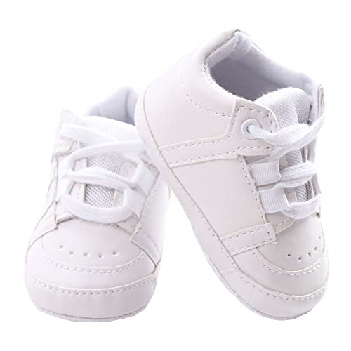 Baby Soft Sole Lace-up Sneaker Infant Casual Early Walking Shoes Crib Shoes