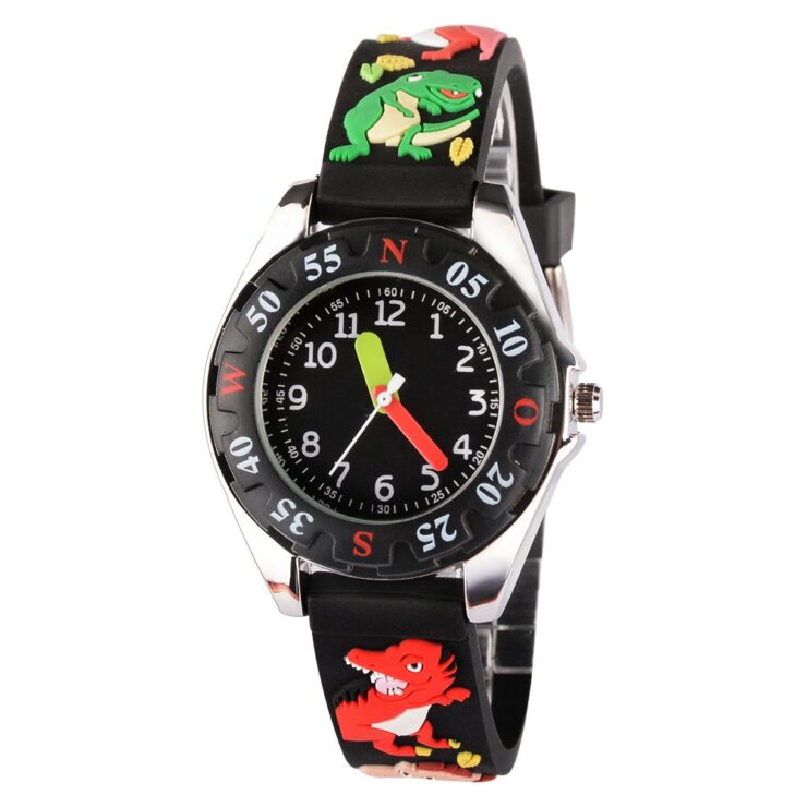 Venhoo Kids Watches 3D Cute Cartoon Waterproof Silicone 