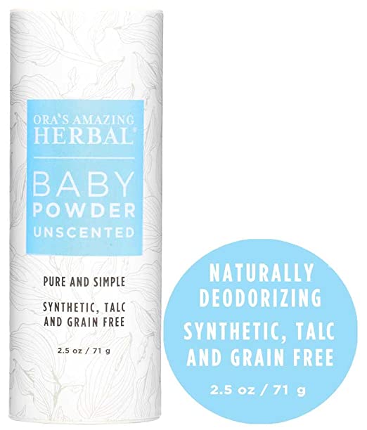 ra's Amazing Herbal Talc-Free Grain-Free Gluten-Free Corn-Free Baby Powder