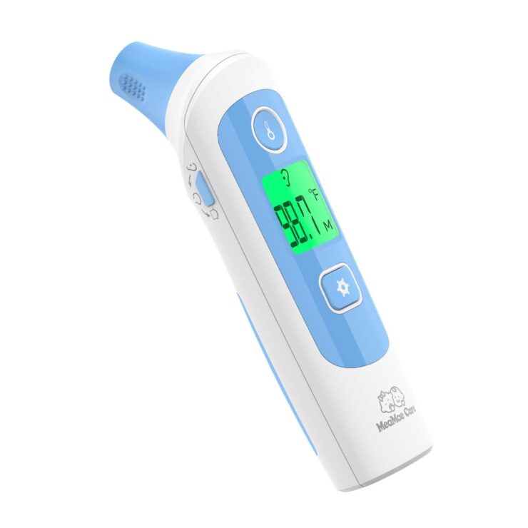 Baby Forehead and Ear Thermometer for Fever, Medical Infrared Thermometer for Baby