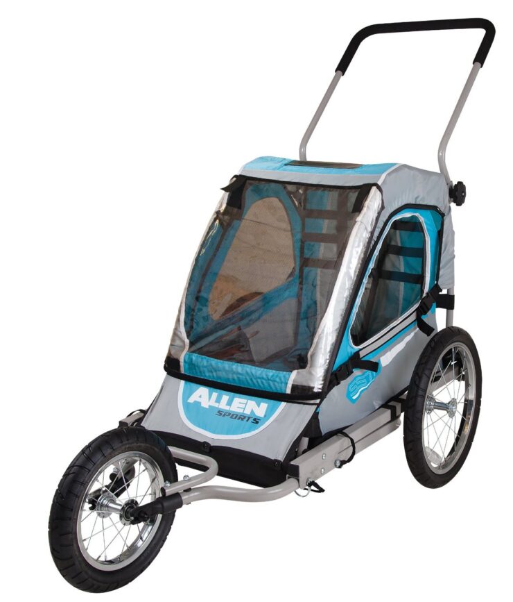 Allen Sports Deluxe Steel Child Trailer - Kid Carrier for Bikes