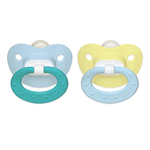 NUK Juicy Puller Silicone Pacifier, 0-6 Months