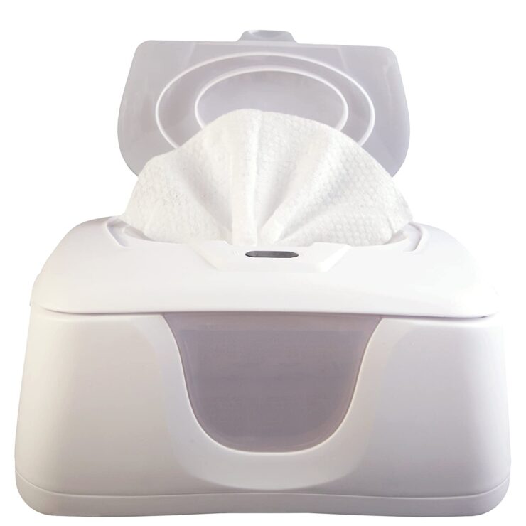 Baby Wipes Warmer and Dispenser, Advanced Features with 4 Bright Auto Off LED Ample Lights